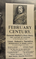 Antique American Magazine Poster, February Century, 1898 – Spanish-American War