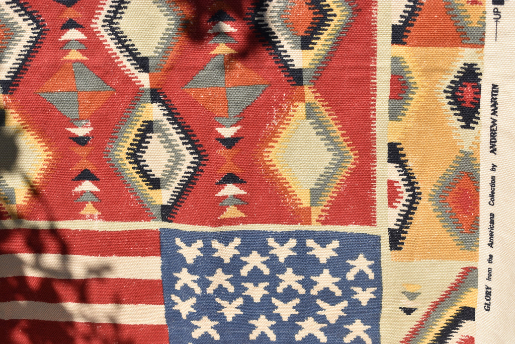 Andrew Martin “Glory” Americana Collection Throw, 44 × 60"