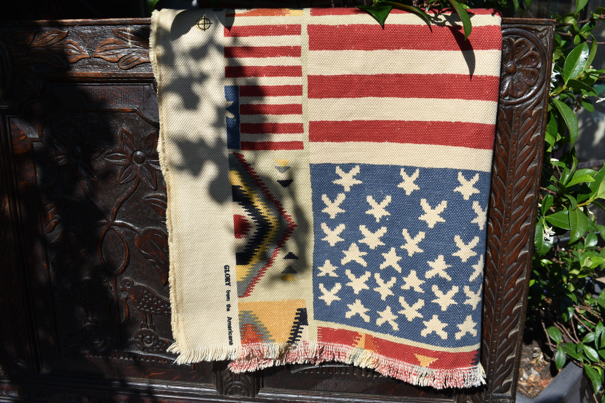 Andrew Martin “Glory” Americana Collection Throw, 44 × 60"