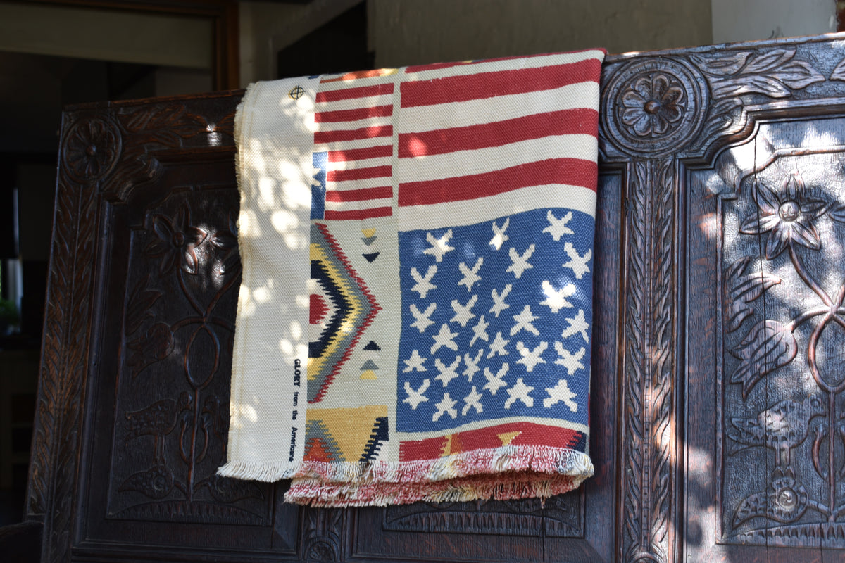 Andrew Martin “Glory” Americana Collection Throw, 44 × 60"