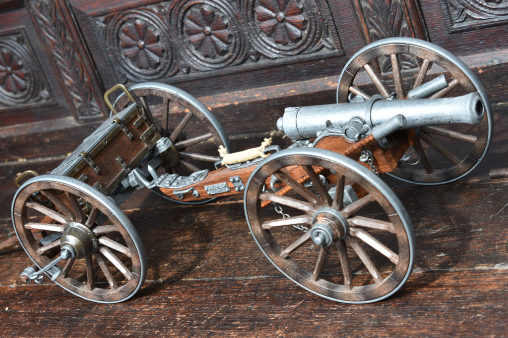 American Civil War Dahlgren Field Gun Model with Limber, 72cm