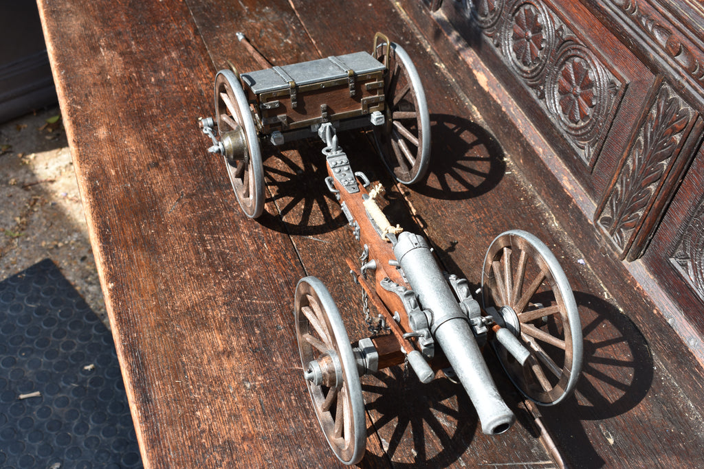 American Civil War Dahlgren Field Gun Model with Limber, 72cm