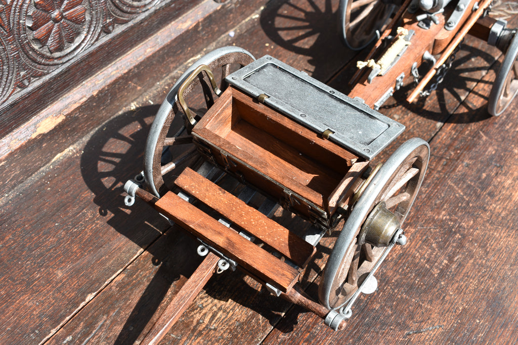 American Civil War Dahlgren Field Gun Model with Limber, 72cm