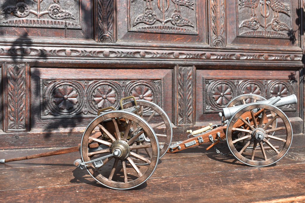 American Civil War Dahlgren Field Gun Model with Limber, 72cm