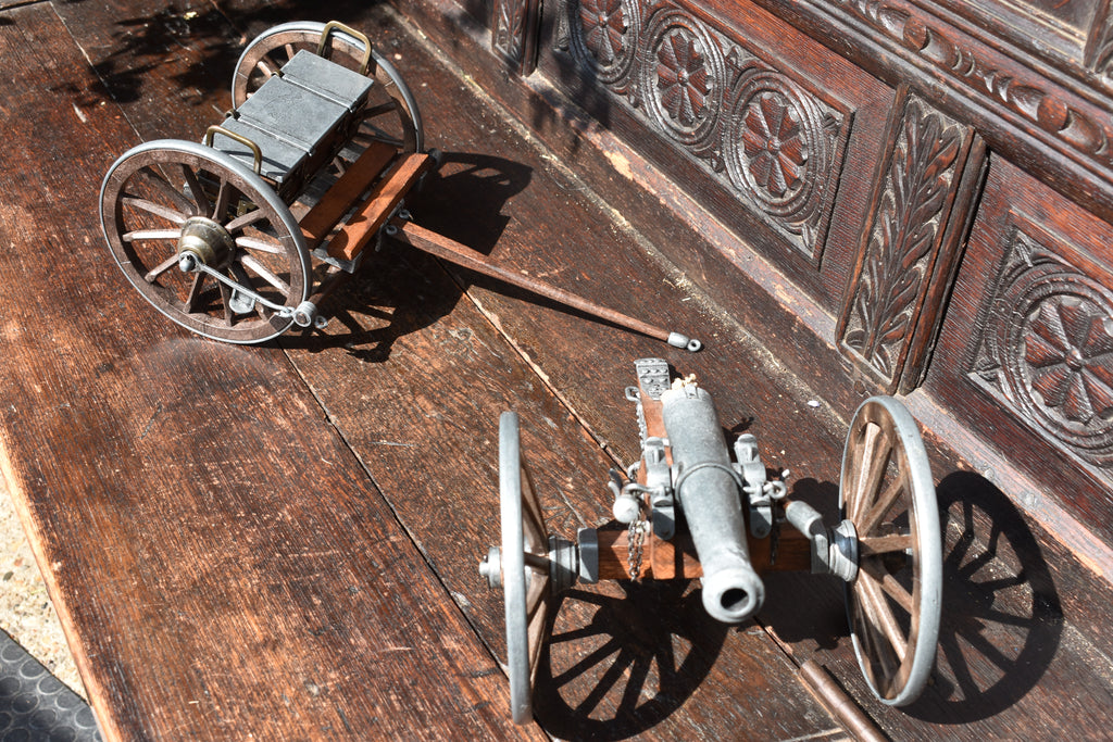 American Civil War Dahlgren Field Gun Model with Limber, 72cm