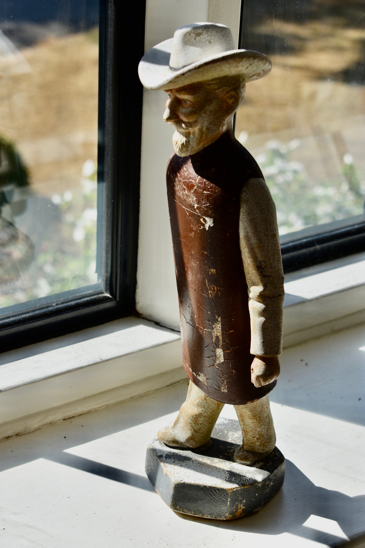 Charming vintage American folk art shop display figure