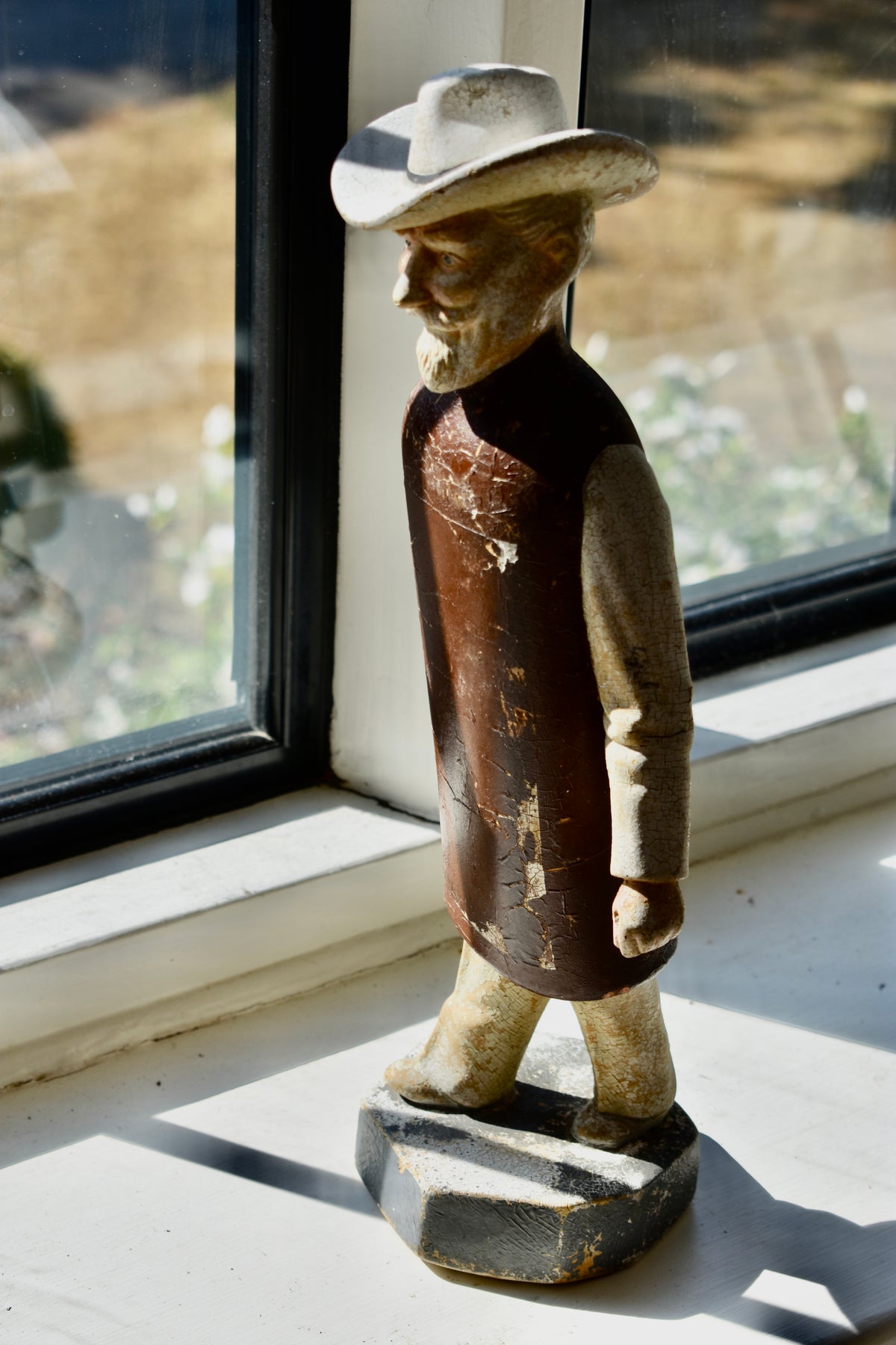Charming vintage American folk art shop display figure