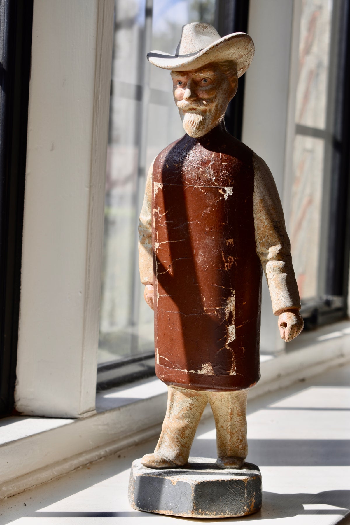 Charming vintage American folk art shop display figure