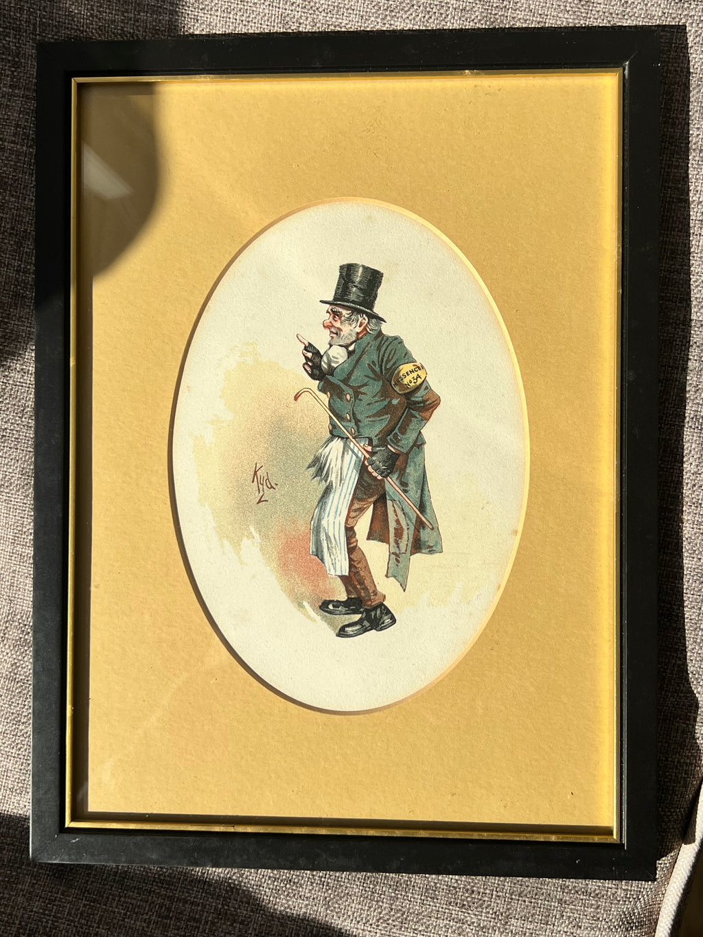 Kyd Dickens Character Illustrations – Collection of 24 Framed Prints