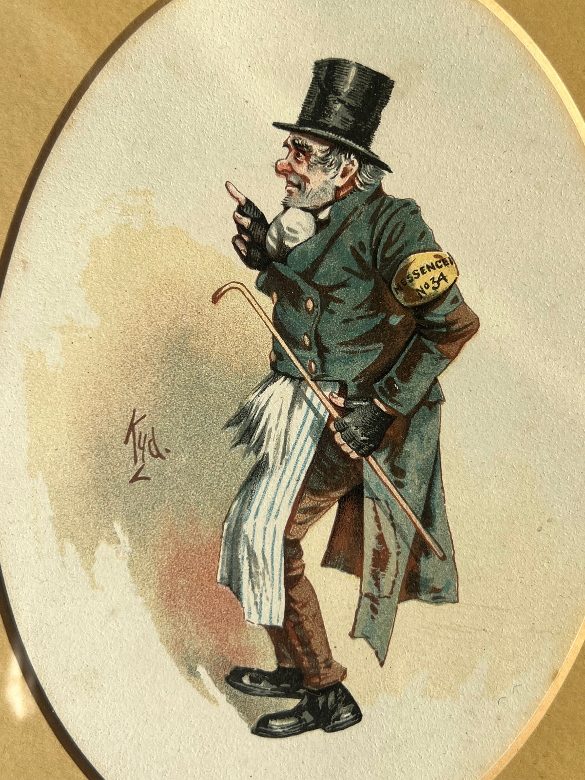 Kyd Dickens Character Illustrations – Collection of 24 Framed Prints